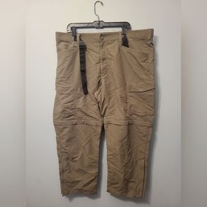 The North Face Belted Convertible Zip-Off Cargo Nylon Hiking Pants Size XXL